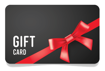 Survey Junkie Review. Vector gift card with red bow and ribbon